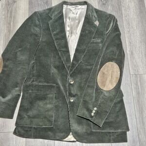 Orvis Corduroy Blazer Sport Jacket Elbow Patch Mens Size 44L Coat Hunting Preppy